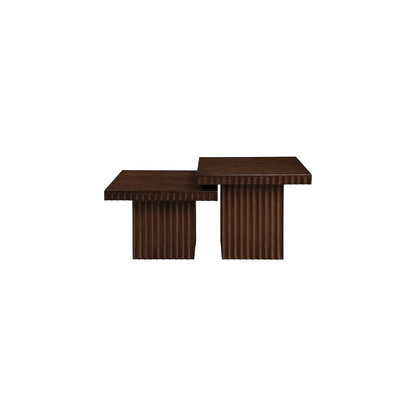 Spencer Brown Oak Veneer Coffee Table
