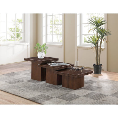 Spencer Brown Oak Veneer Coffee Table