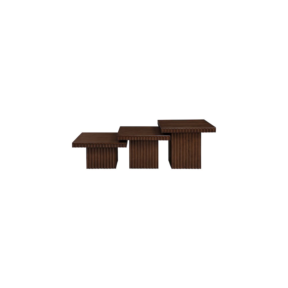 Spencer Brown Oak Veneer Coffee Table