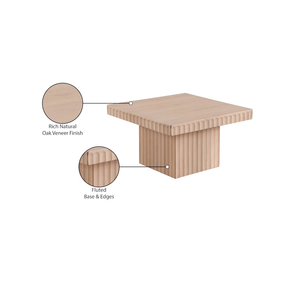 Spencer Natural Oak Veneer Coffee Table