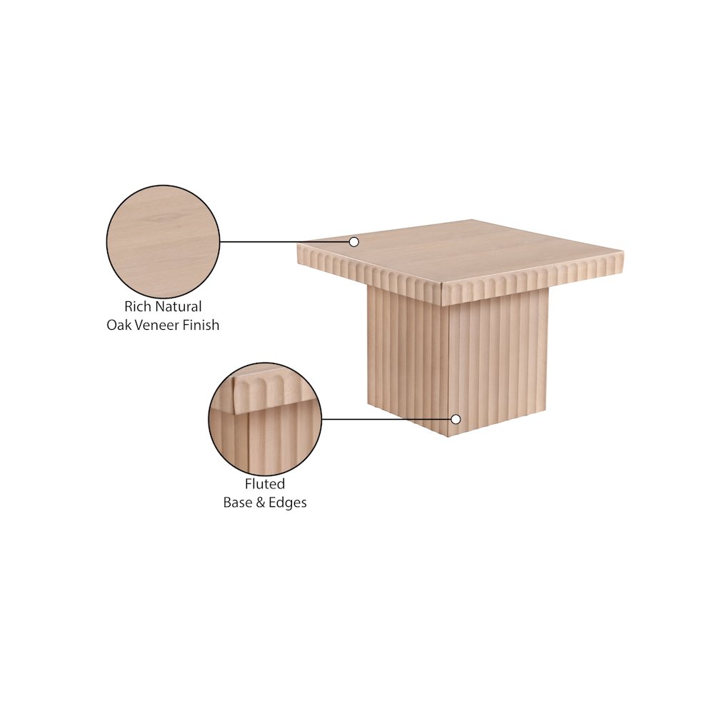 Spencer Natural Oak Veneer Coffee Table