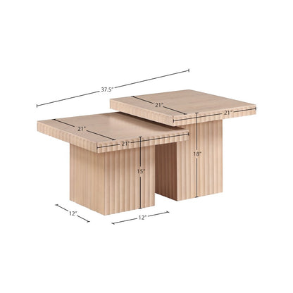 Spencer Natural Oak Veneer Coffee Table
