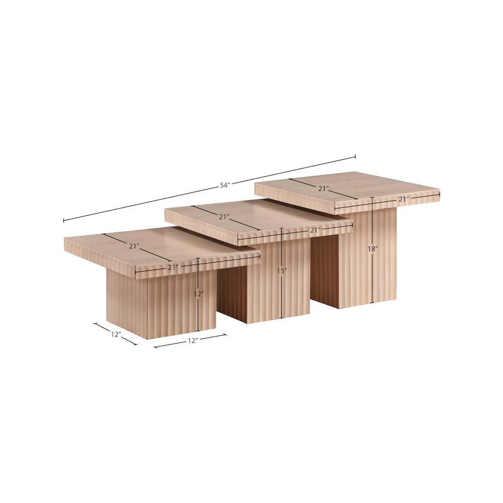 Spencer Natural Oak Veneer Coffee Table