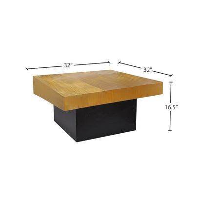 Palladium Gold Coffee Table