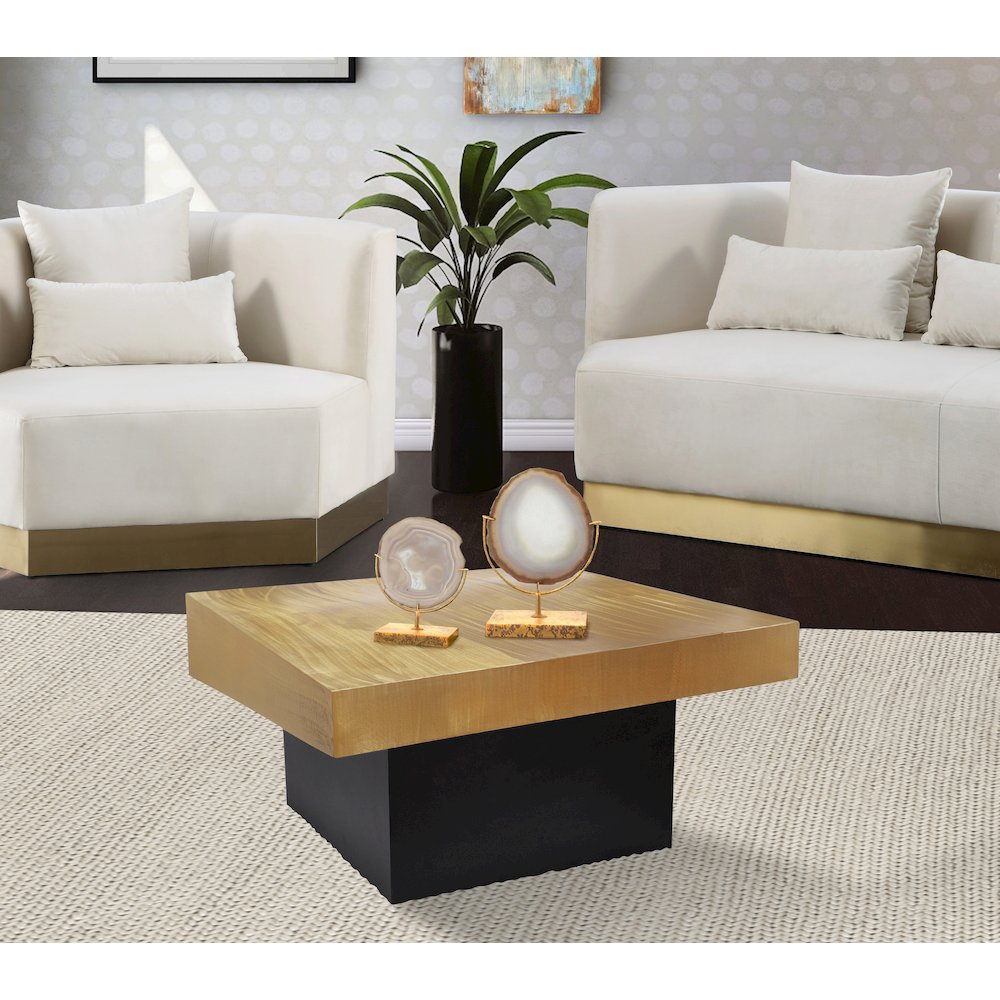Palladium Gold Coffee Table