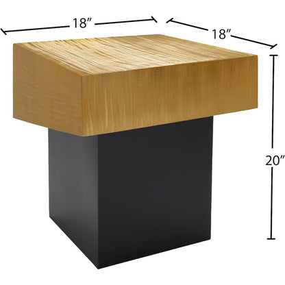 Palladium Gold End Table