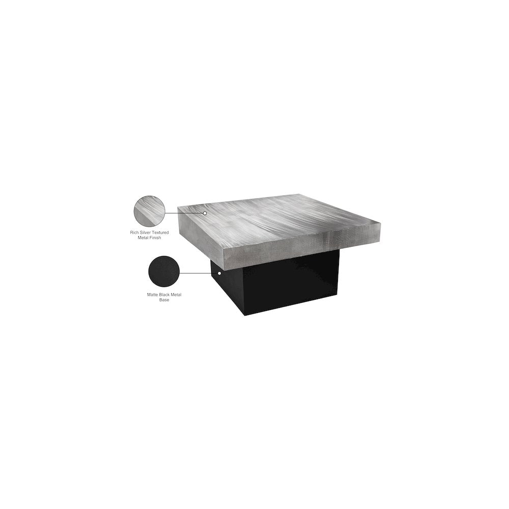 Palladium Silver Coffee Table