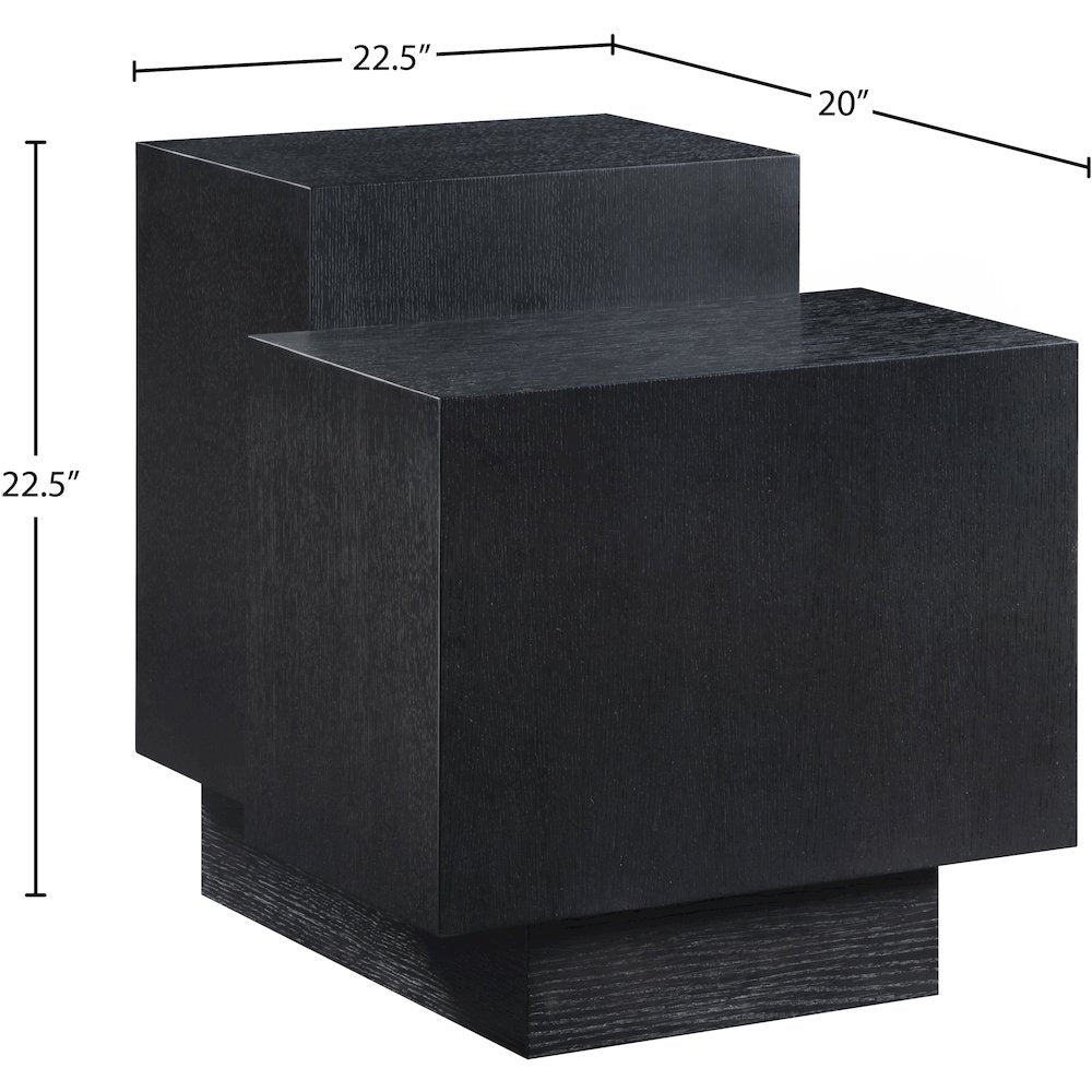 Mateo Black End Table