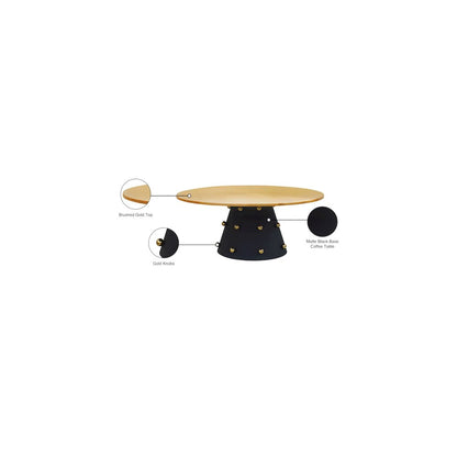 Raven Black / Gold Coffee Table