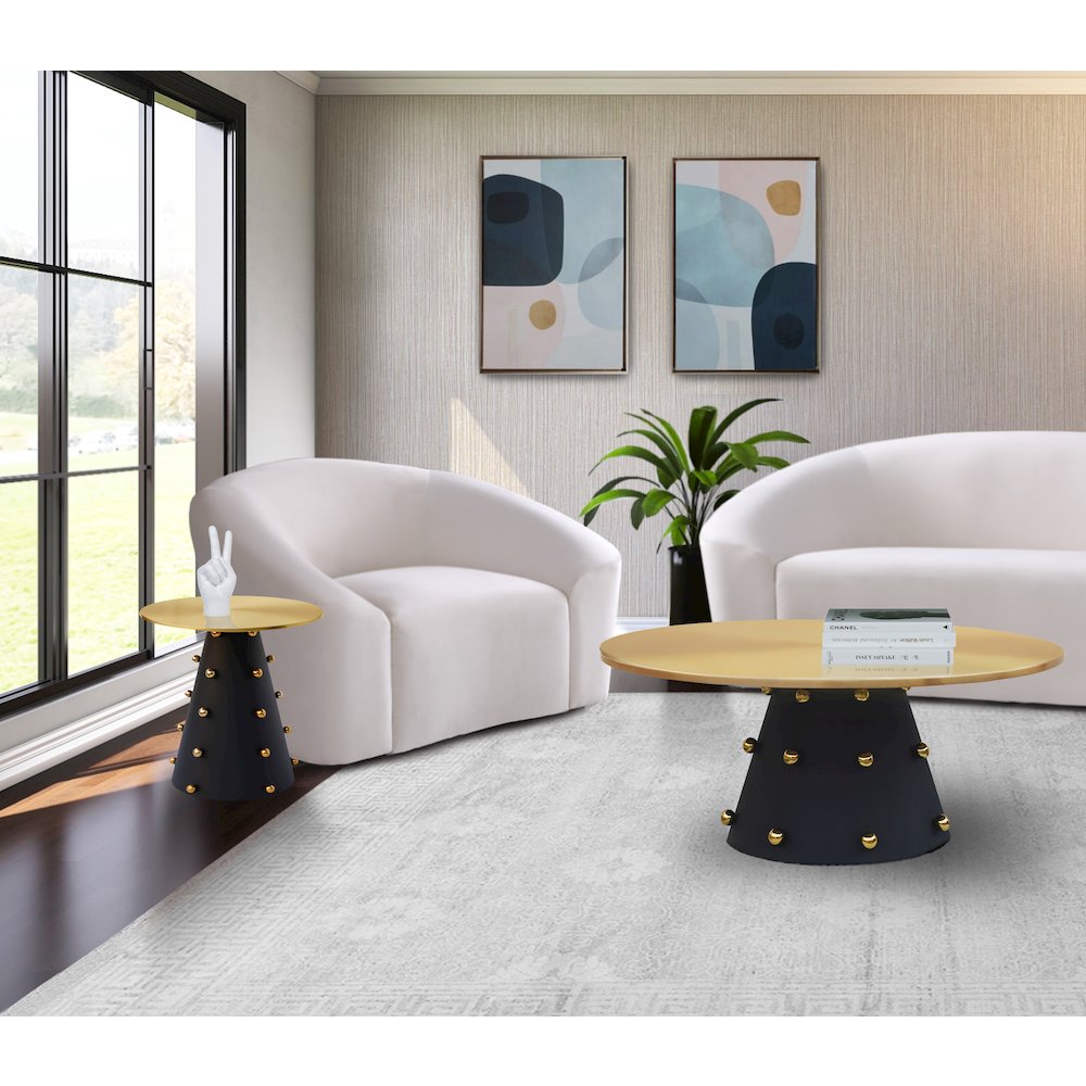 Raven Black / Gold Coffee Table