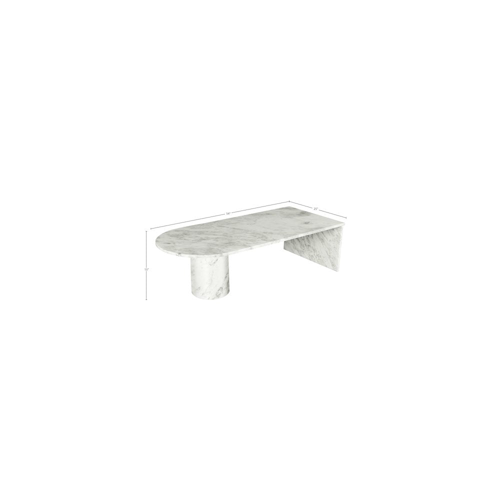 Salerno White Coffee Table