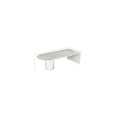 Salerno White Coffee Table