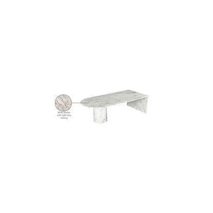 Salerno White Coffee Table