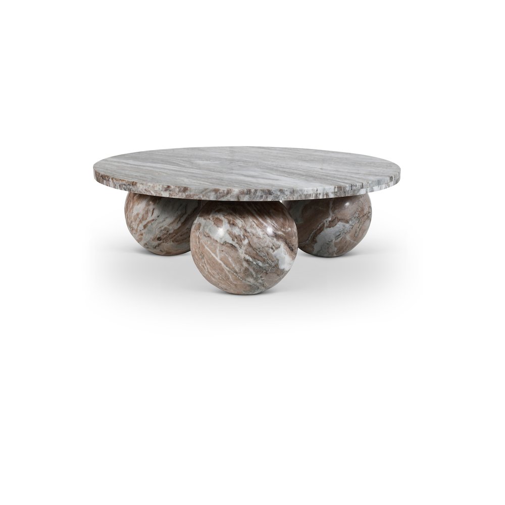 Spherical Brown Coffee Table