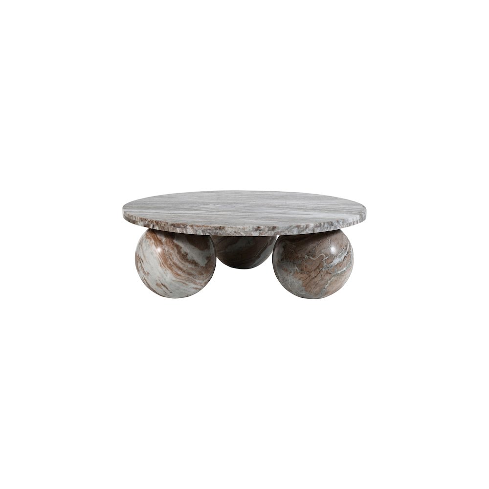 Spherical Brown Coffee Table