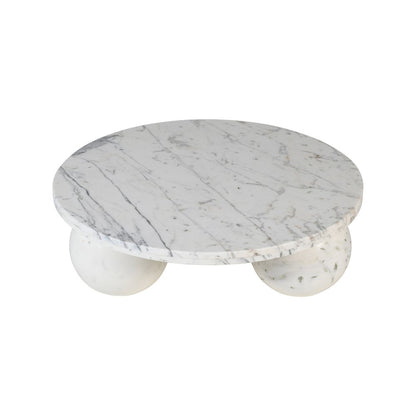 Spherical White Coffee Table