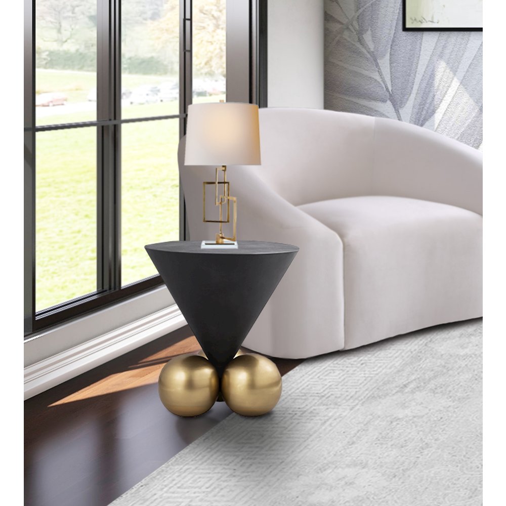 Naples Grey Cement End Table