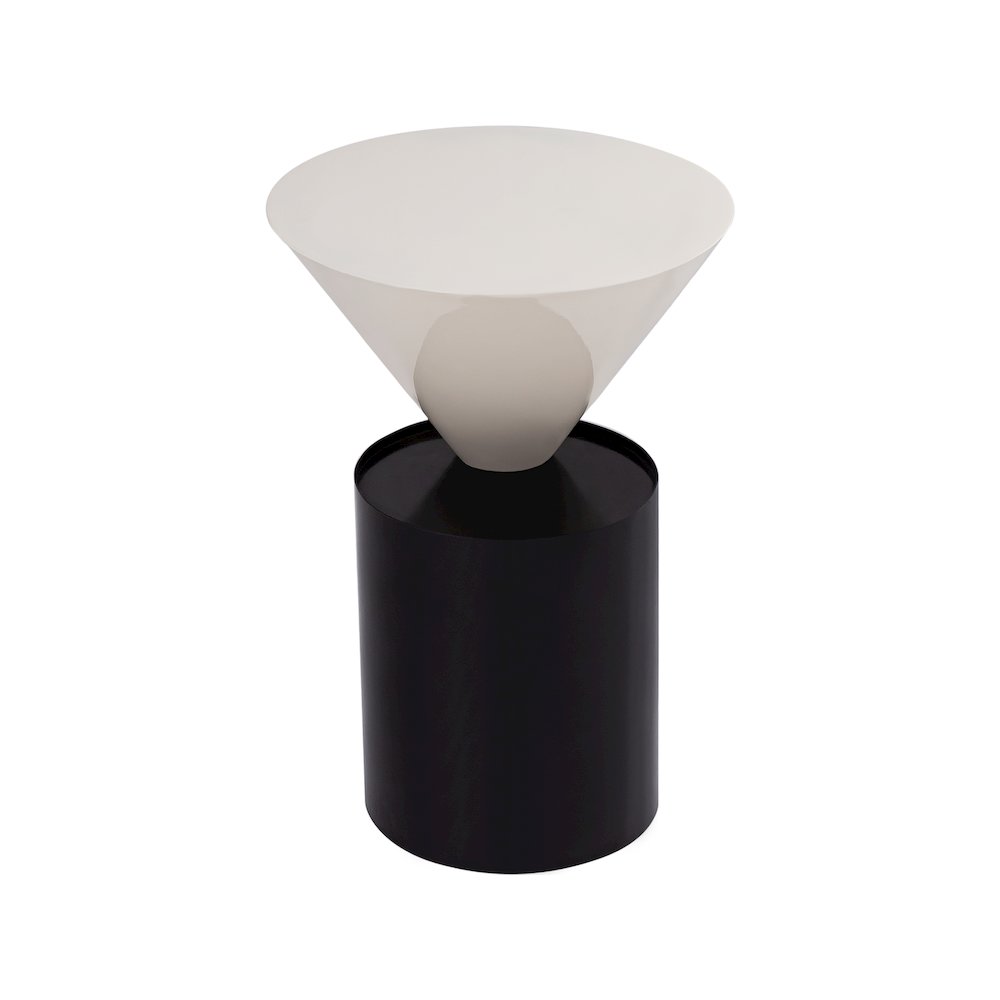 Damon White End Table