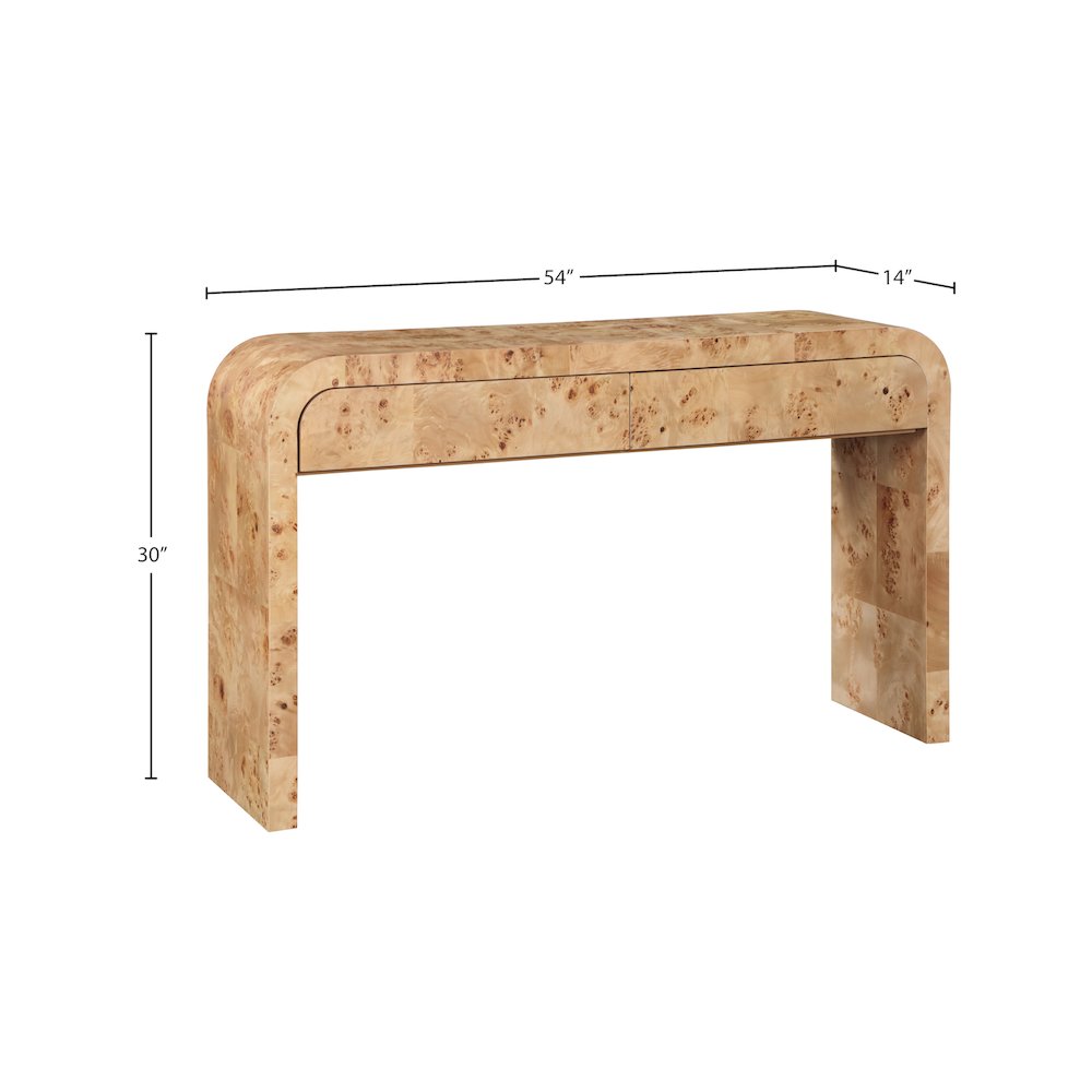 Cresthill Natural Ash Console Table