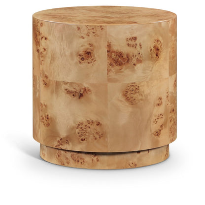Burl Natural Ash End Table