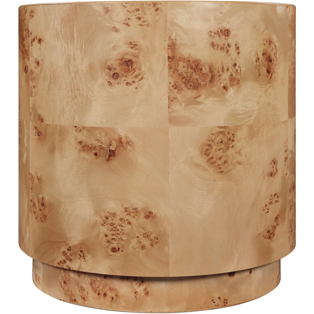 Burl Natural Ash End Table