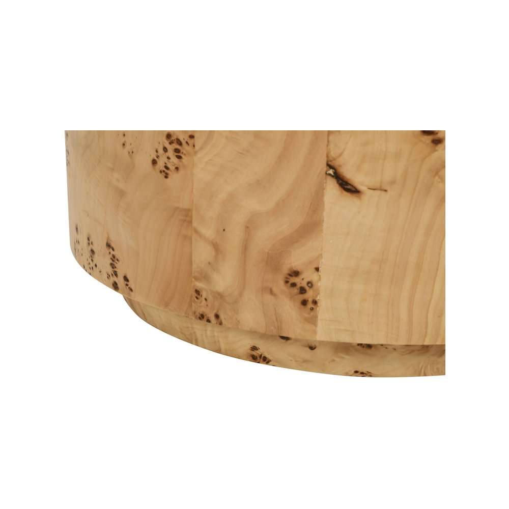 Burl Natural Ash End Table