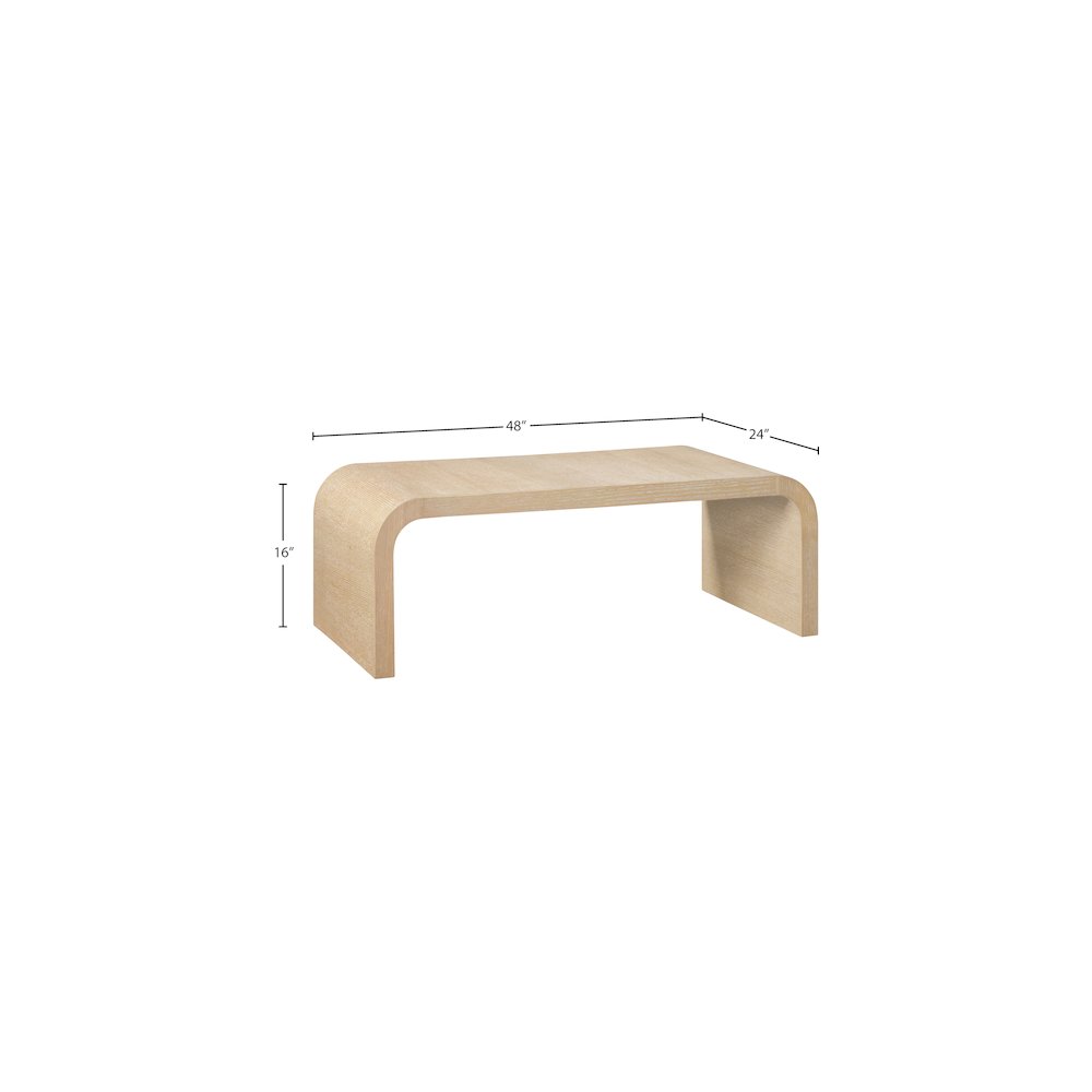 Cresthill White Oak Coffee Table
