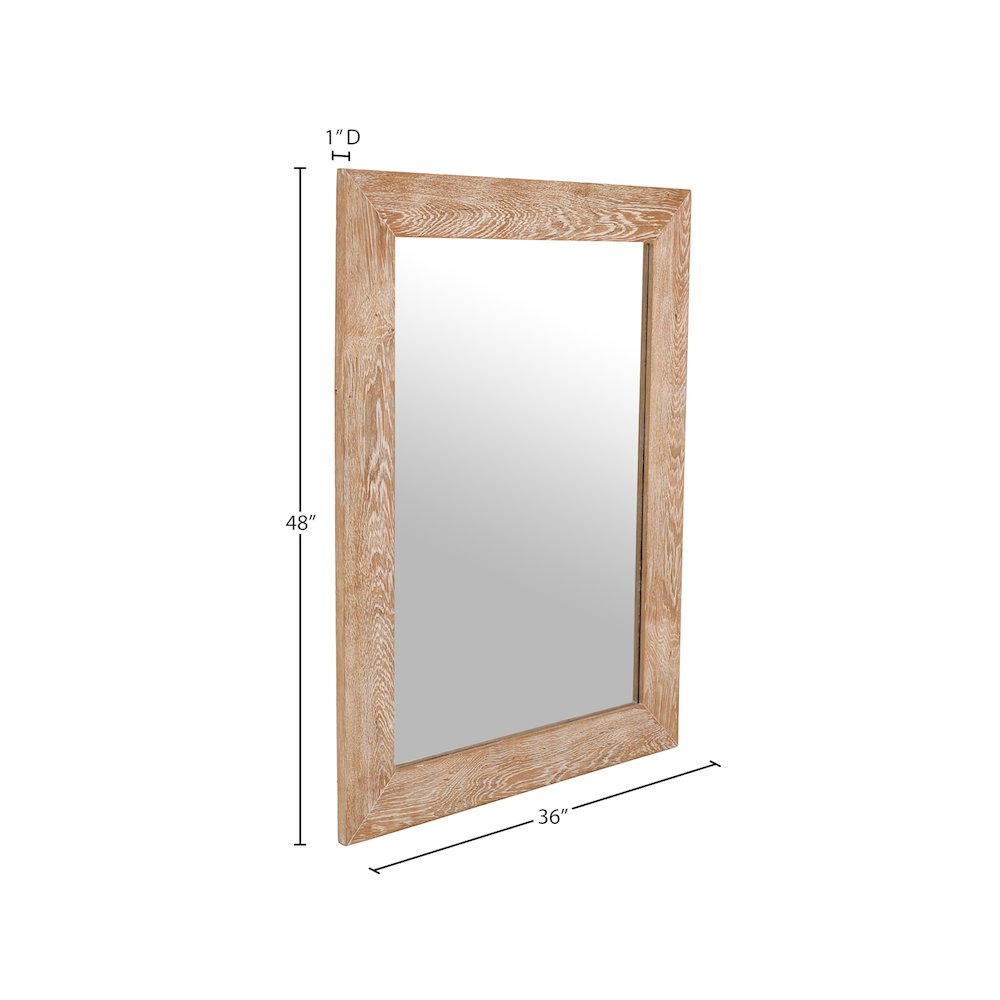 Cresthill White Oak Mirror