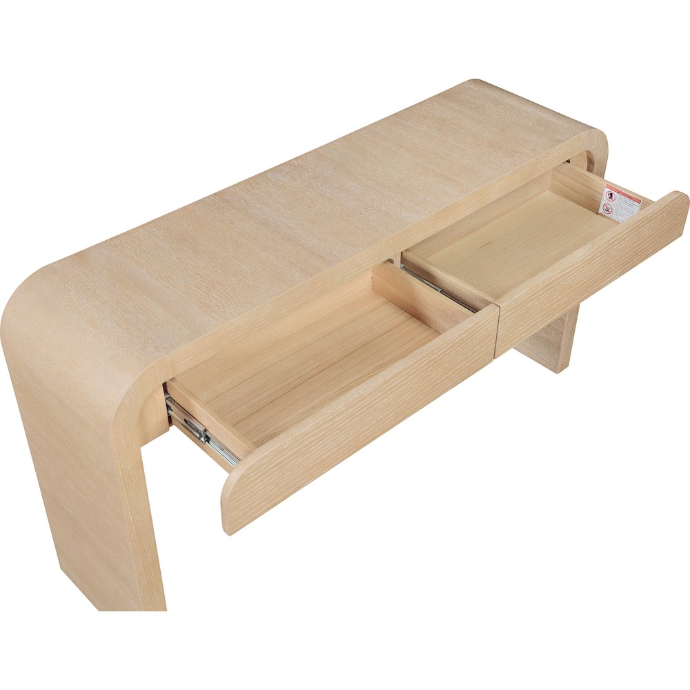 Cresthill White Oak Console Table