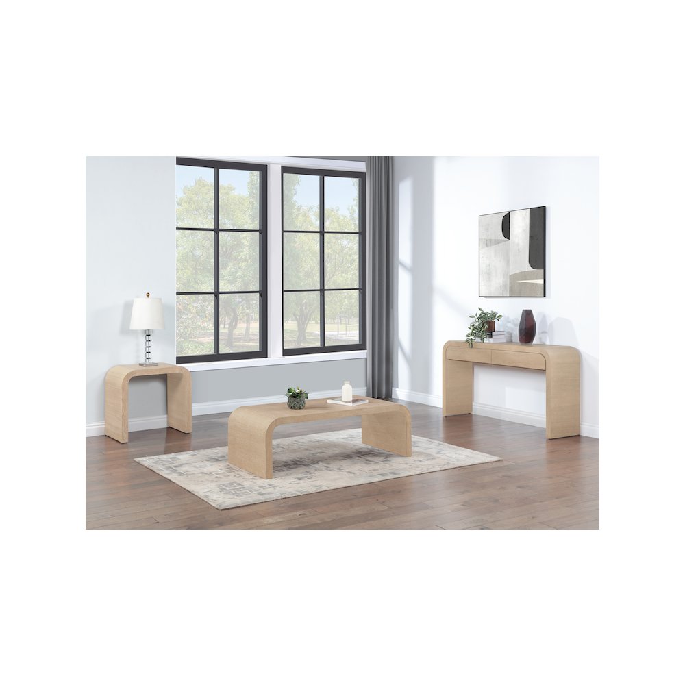 Cresthill White Oak Console Table