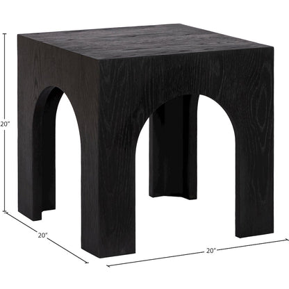 Arch Black End Table
