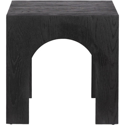 Arch Black End Table