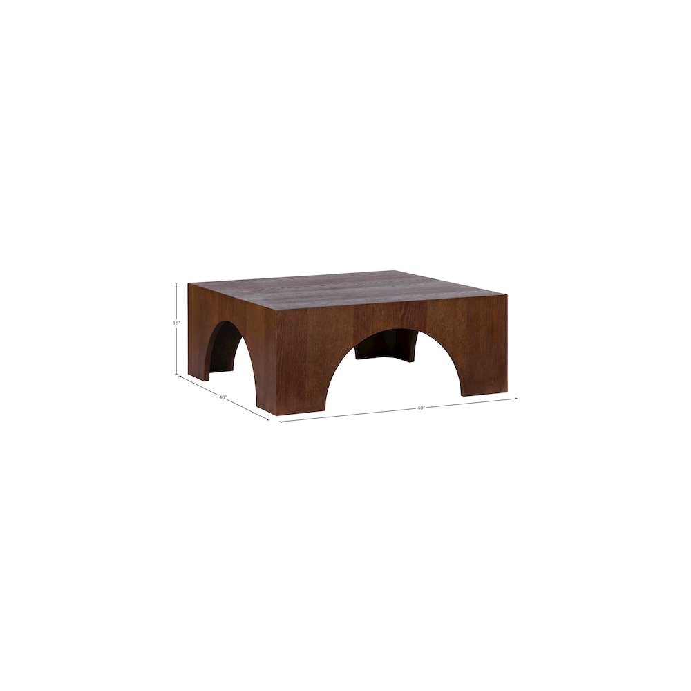 Arch Brown Coffee Table