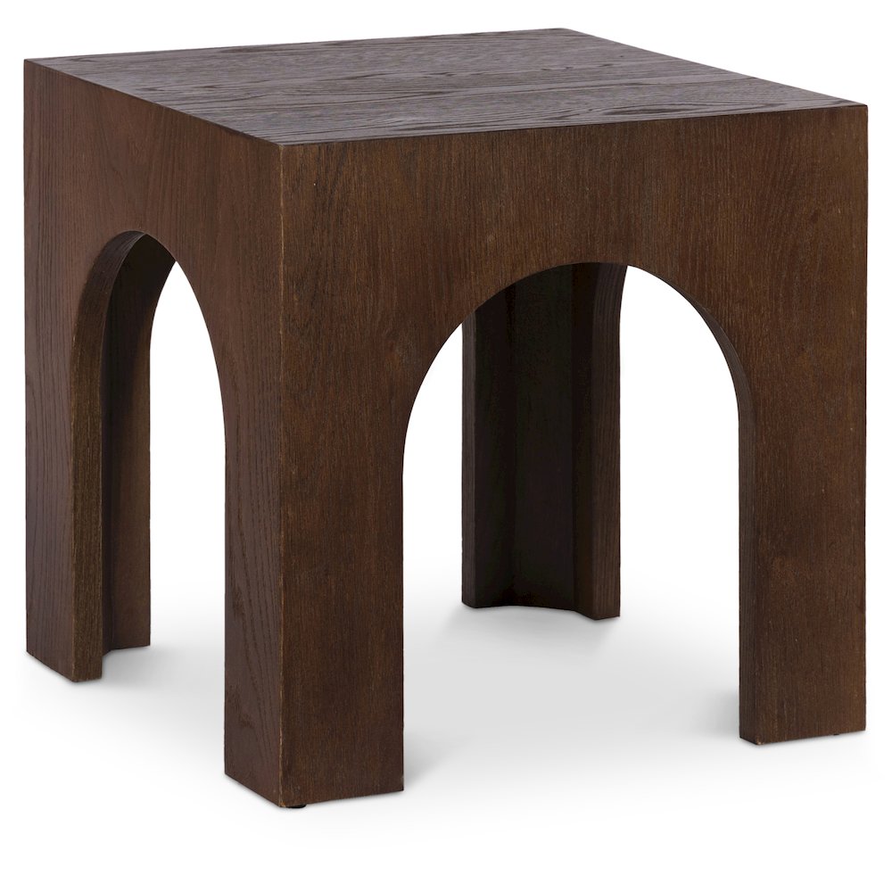 Arch Brown End Table