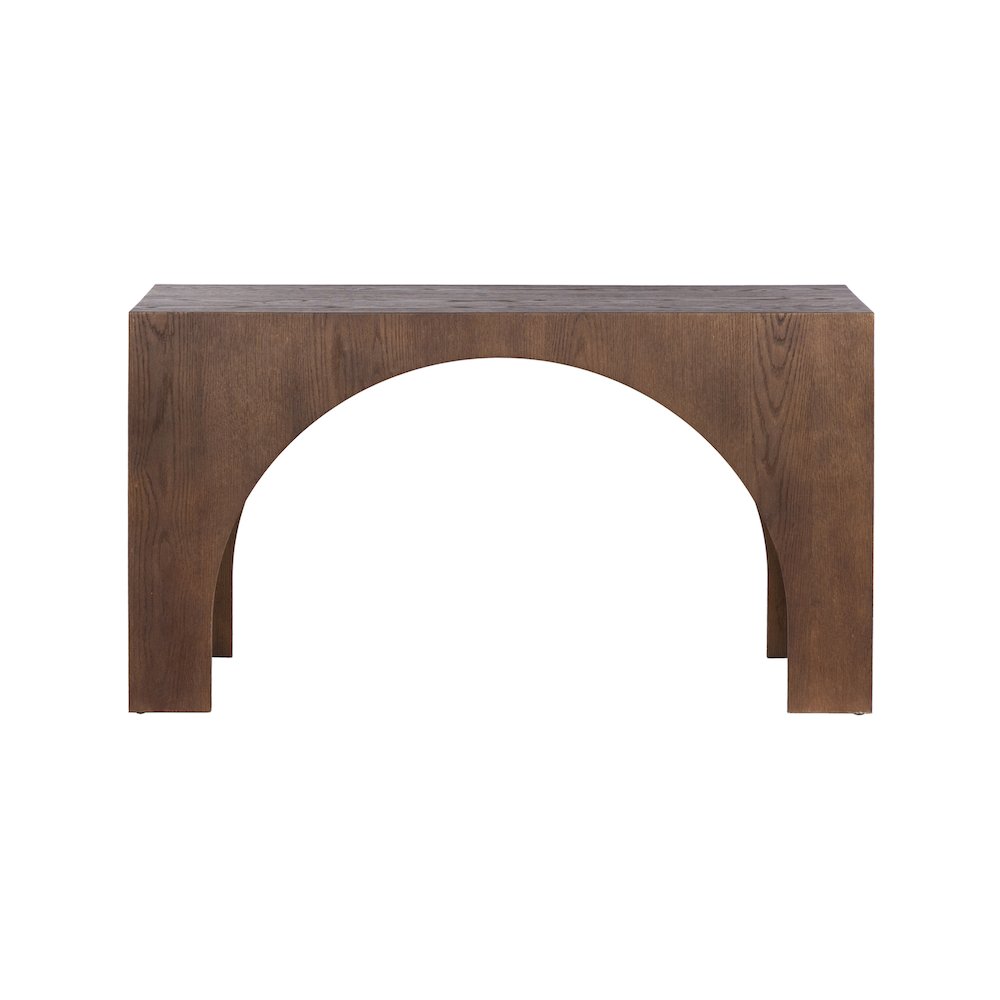 Arch Brown Console Table