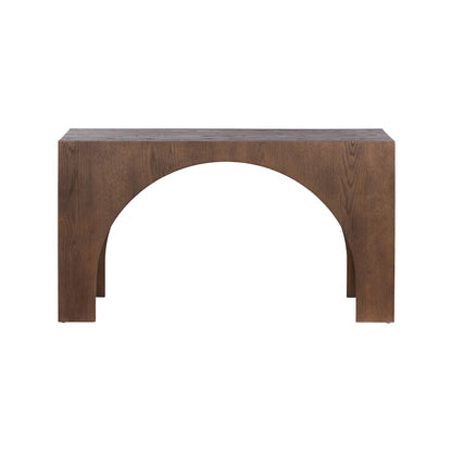 Arch Brown Console Table