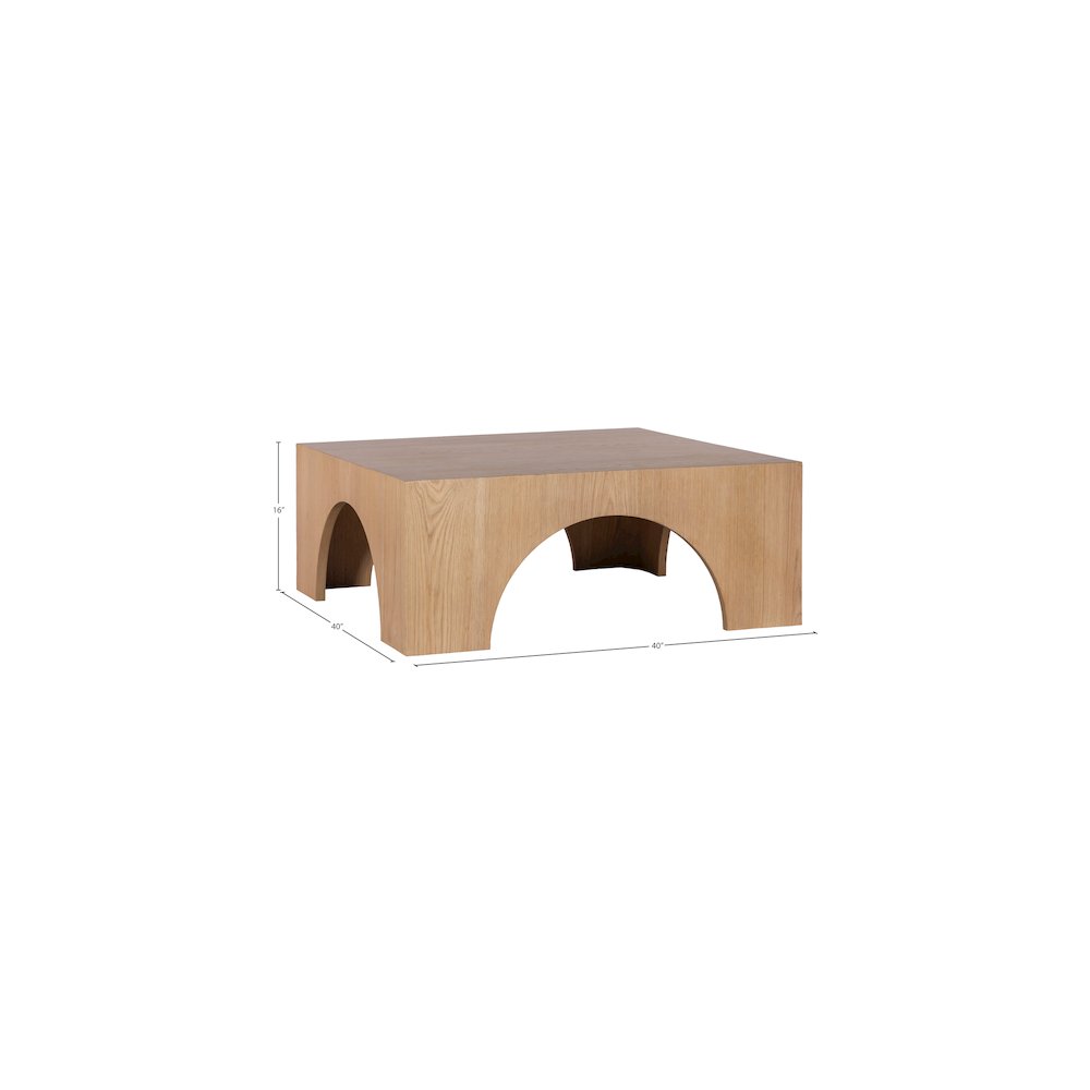 Arch Oak Coffee Table