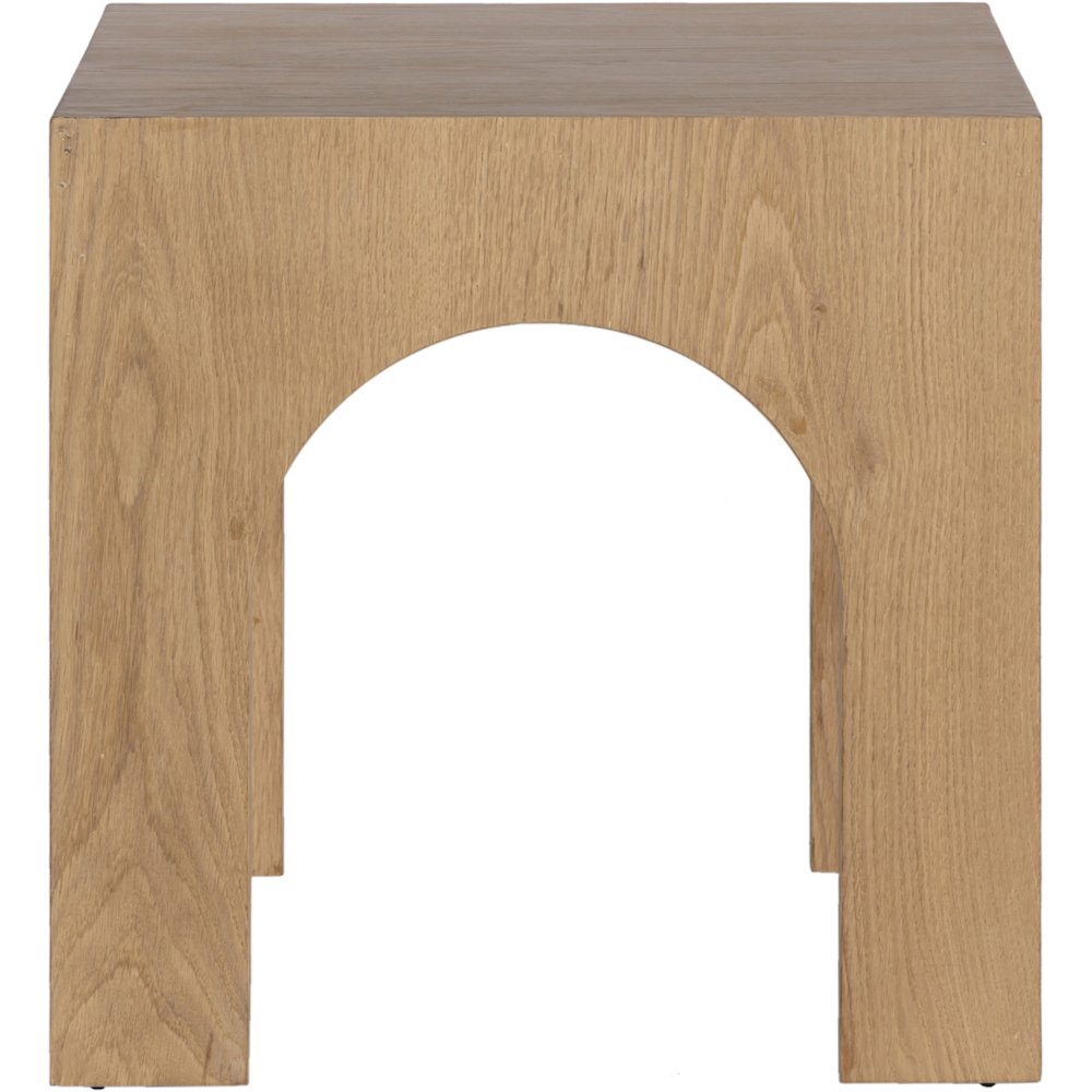 Arch Oak End Table