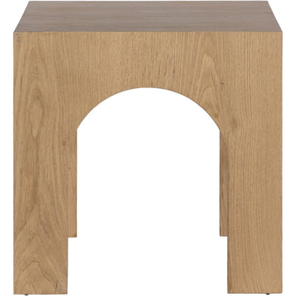 Arch Oak End Table