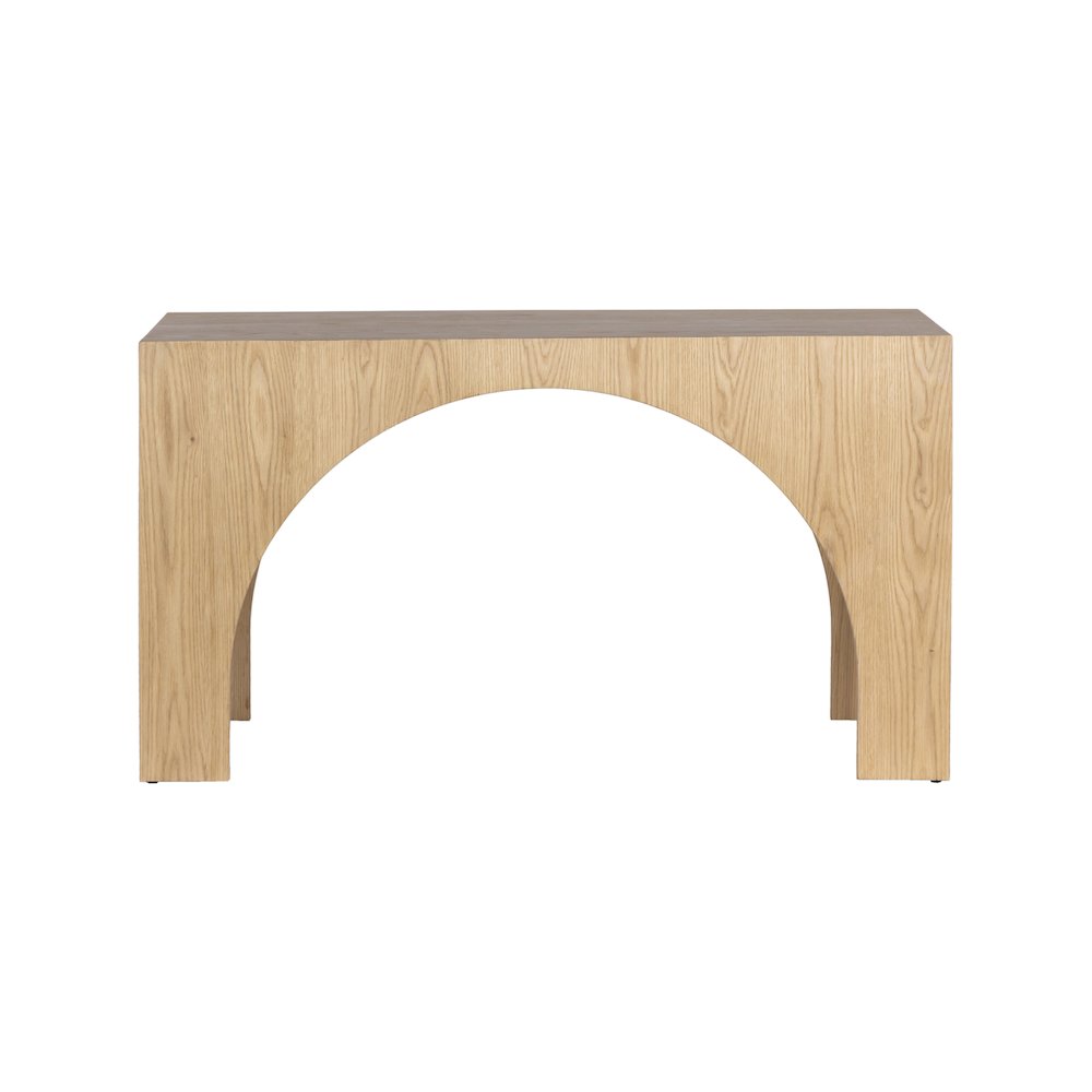 Arch Oak Console Table