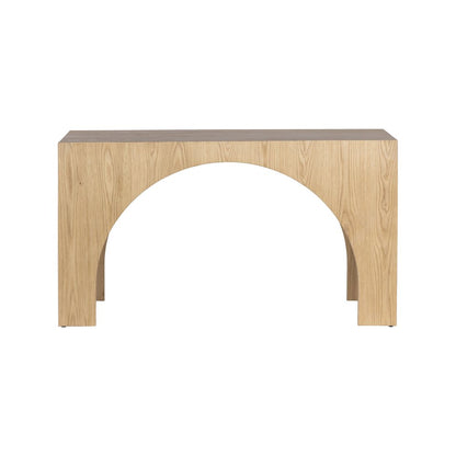 Arch Oak Console Table