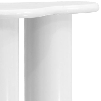 Romaine White End Table