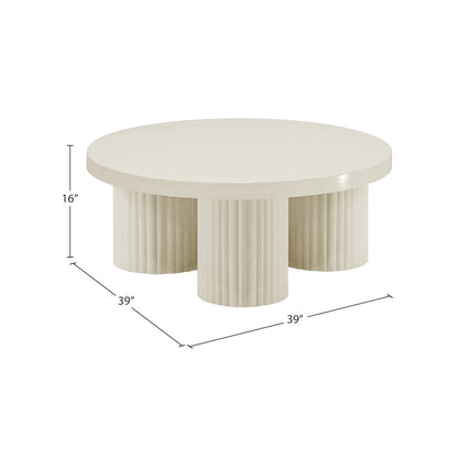 Rhodes Cream Coffee Table