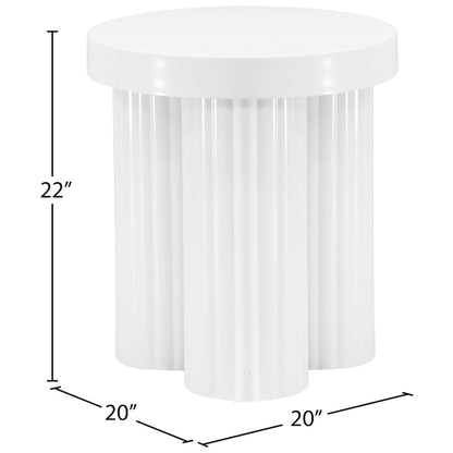 Rhodes White End Table