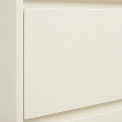 Cream Art Deco Nightstand with Elegant Finish and Modern Design