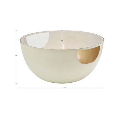 Doma Cream / Gold Coffee Table