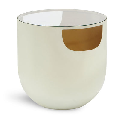 Doma Cream / Gold End Table