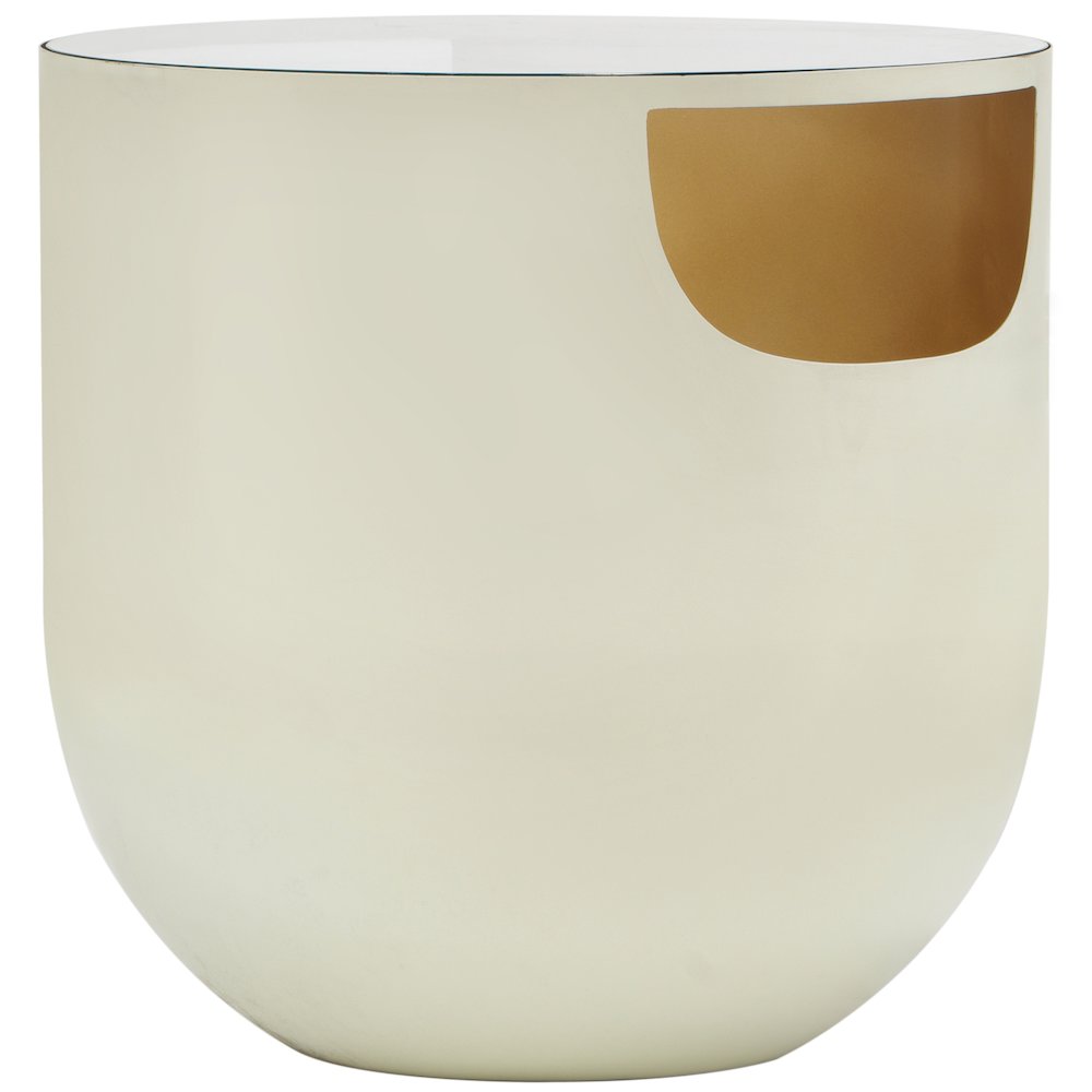 Doma Cream / Gold End Table