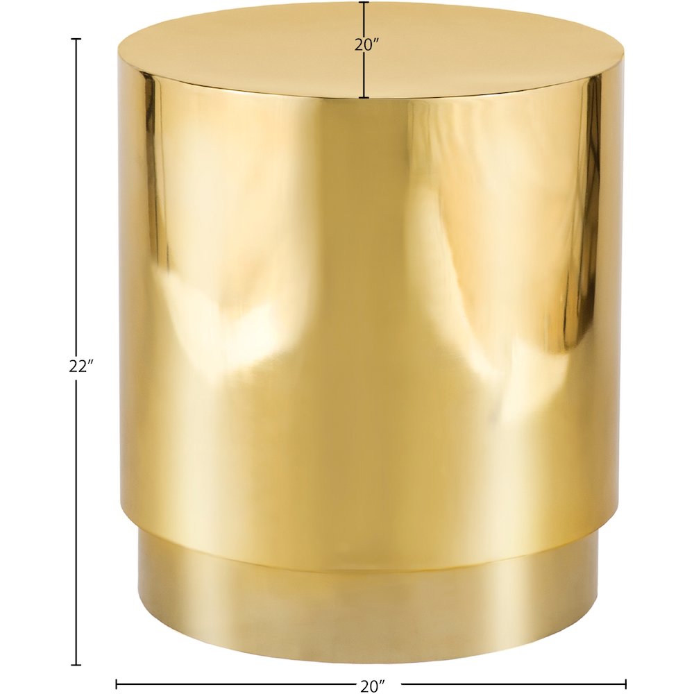 Jazzy Gold End Table