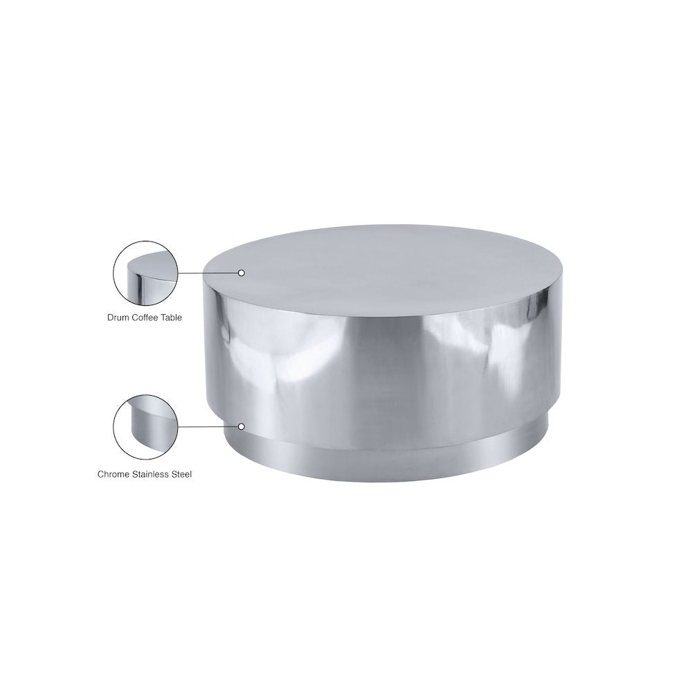 Jazzy Silver Coffee Table
